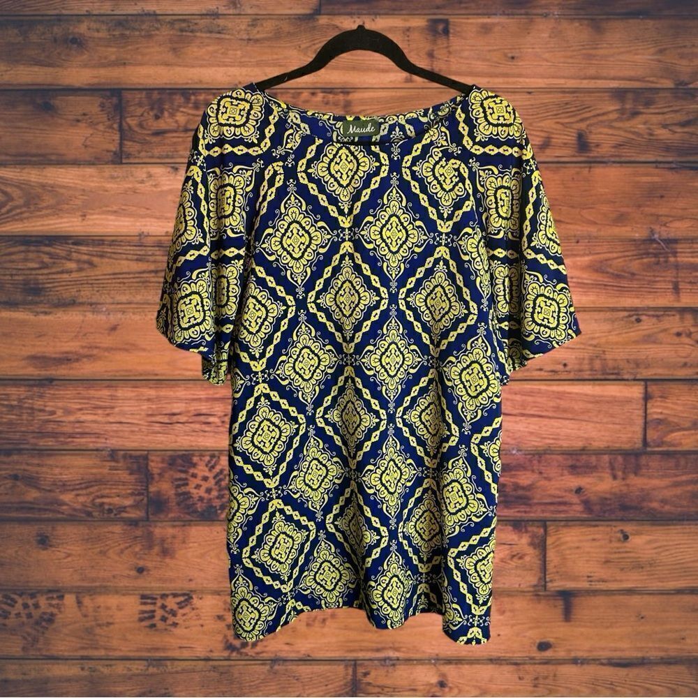 5 for $25🔥Maude Yellow Poplin Tunic Blouse Medium